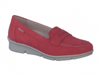 Chaussure mephisto velcro modele diva nubuck rouge
